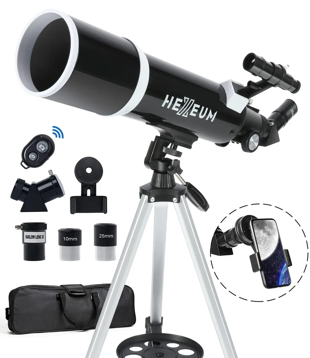  HEXEUM AZ80600 Refractor Telescope 80mm 600mm AZ Mount — product photo