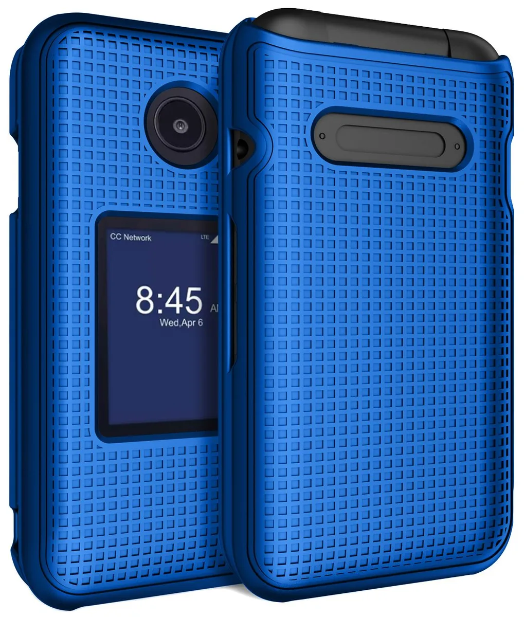 Nakedcellphone Nakedcellphone Grid Textured Hard Case Cobalt Blue for Verve Snap Z2336 — product photo