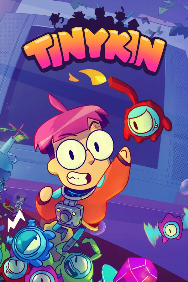 Steam digital code card for Tinykin adventure game