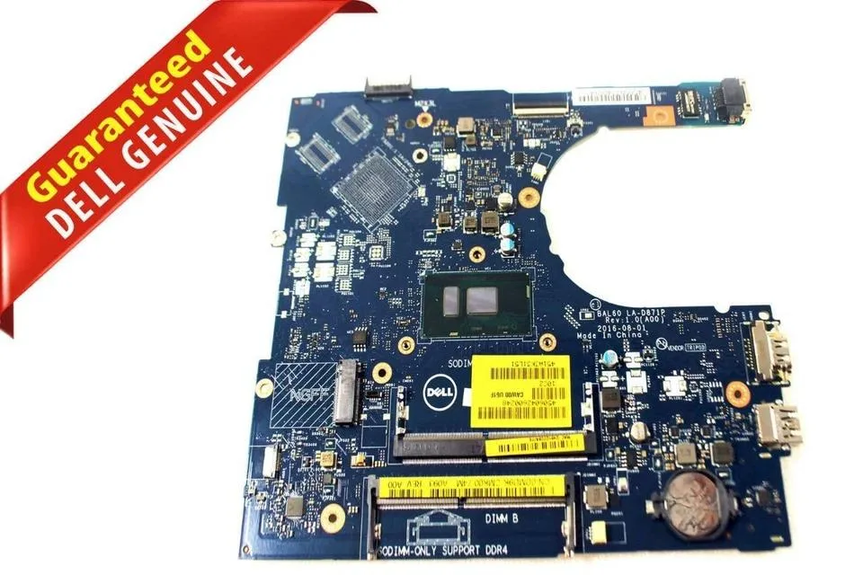 DELL DELL Inspiron 15 5566 LA-D871P Motherboard Core i3-7100U 2.4GHz DMD9K — product photo