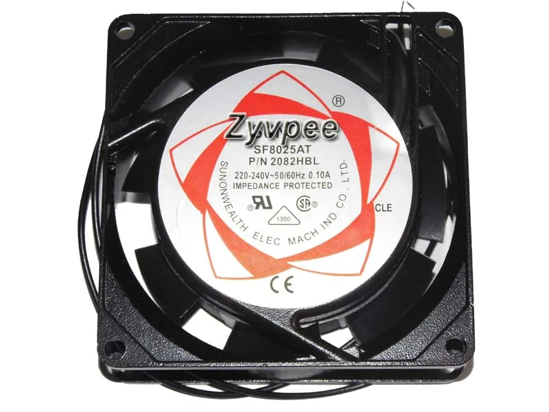 Zyvpee Zyvpee 2082HSL 80×25 mm 220-240 V AC case fan — product photo