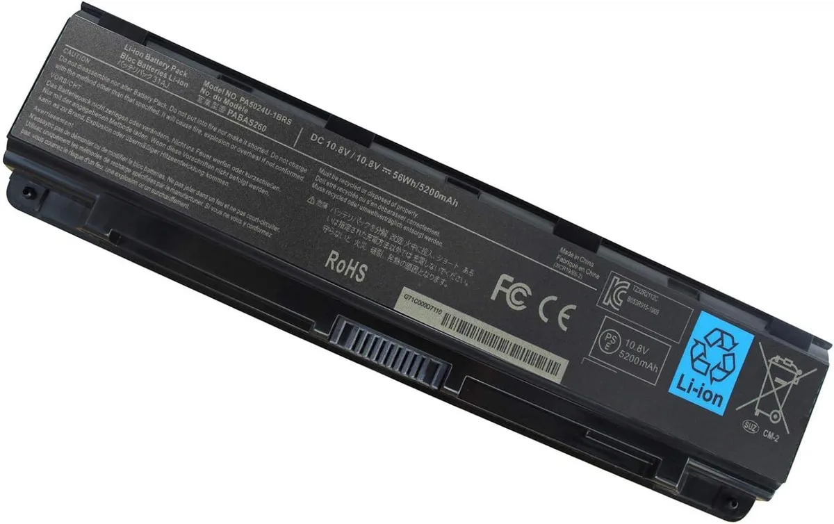 FOCUSTEC FOCUSTEC PA5024U-1BRS 10.8V 5200mAh 6-cell laptop battery — product photo