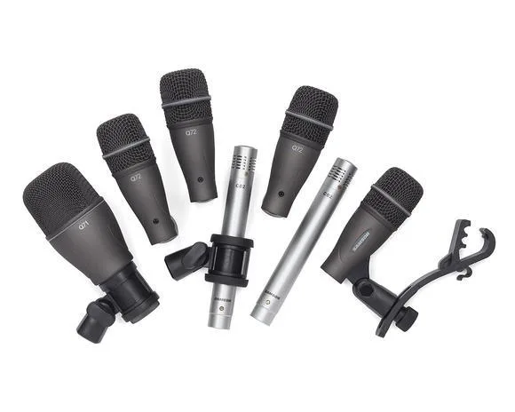 Samson DK707 seven-piece drum microphone kit in hard shell carry case
