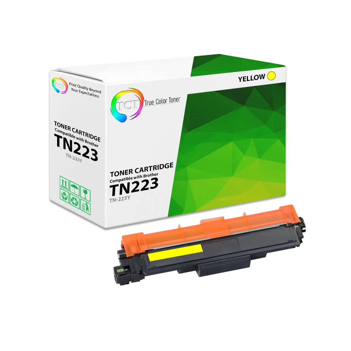 True Color Toner True Color Toner TCT-TN223-Y Yellow Toner Cartridge 1300 Pages — product photo