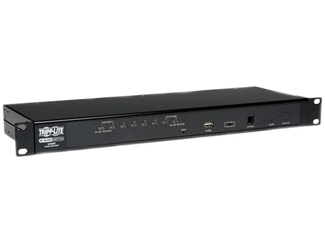 Tripp Lite Tripp Lite B022-U08-IP 8-Port NetDirector 1U Rackmount IP KVM Switch — product photo