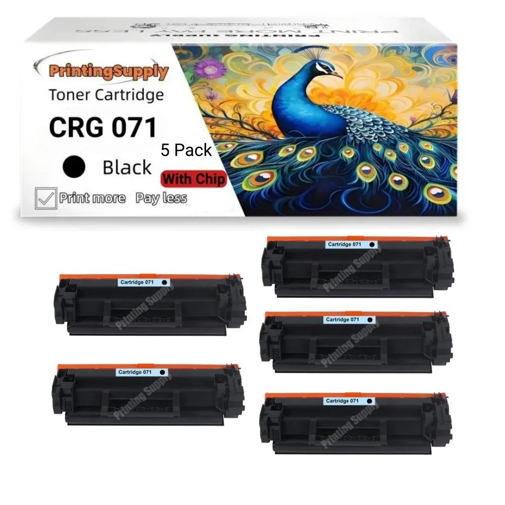 Aster Graphics Inc Aster Graphics Inc 071 Black Toner Cartridge 5 Pack 1200 pages — product photo
