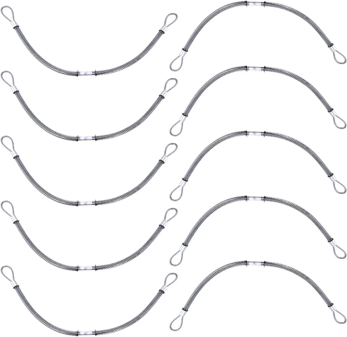 JAVIKA JAVIKA 200 PSI Safety Whip Check Cable 20-1/4in 10 Pack — product photo