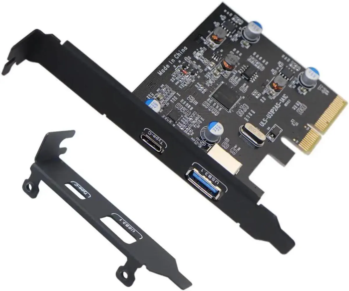 SMUGDESK SMUGDESK PCIe to USB 3.1 Gen2 10Gbps 2-Port Type-A+Type-C Adapter — product photo