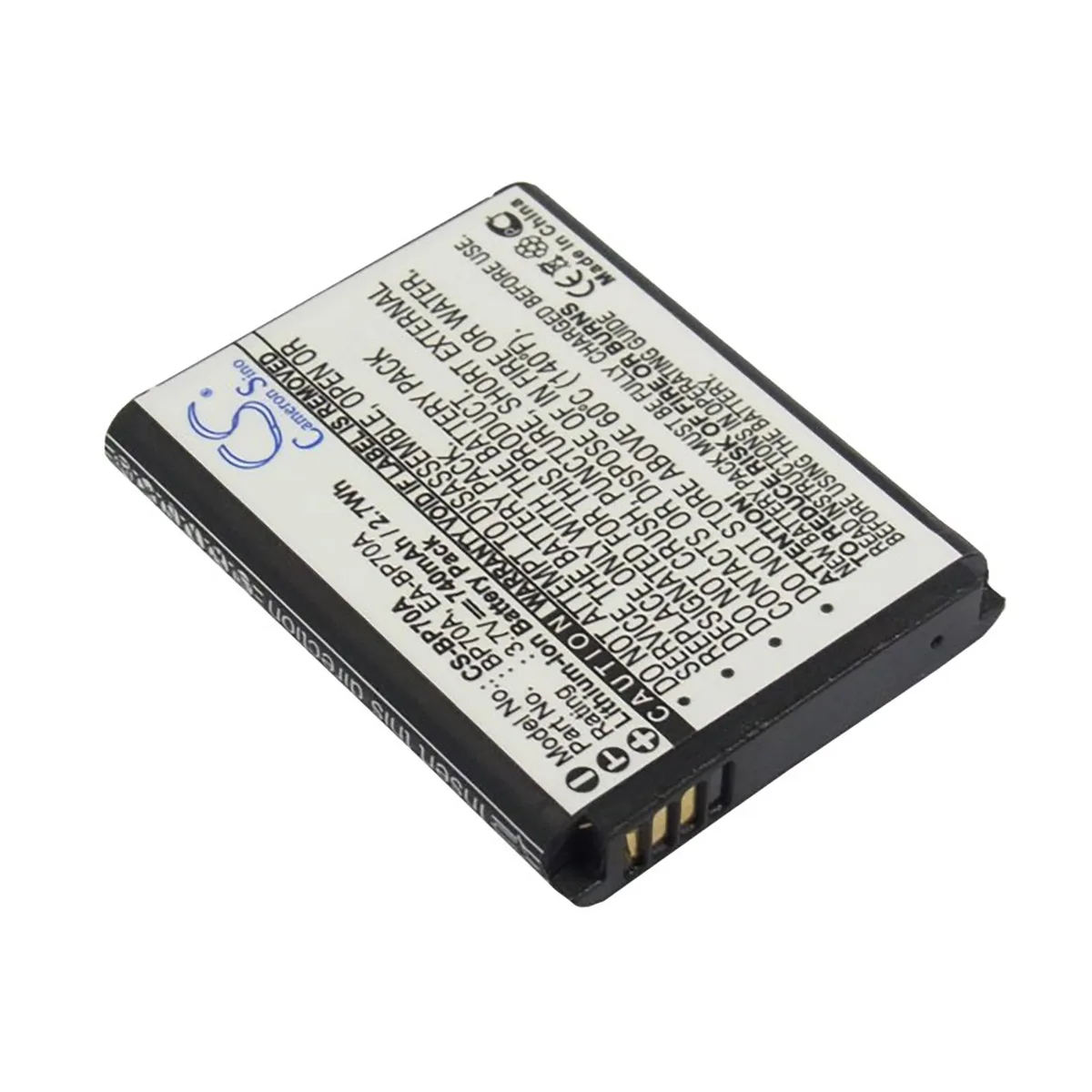 Cameron &amp; Co Cameron &amp; Co DS-CS-BP70A 3.7V 740mAh Li-ion camera battery — product photo