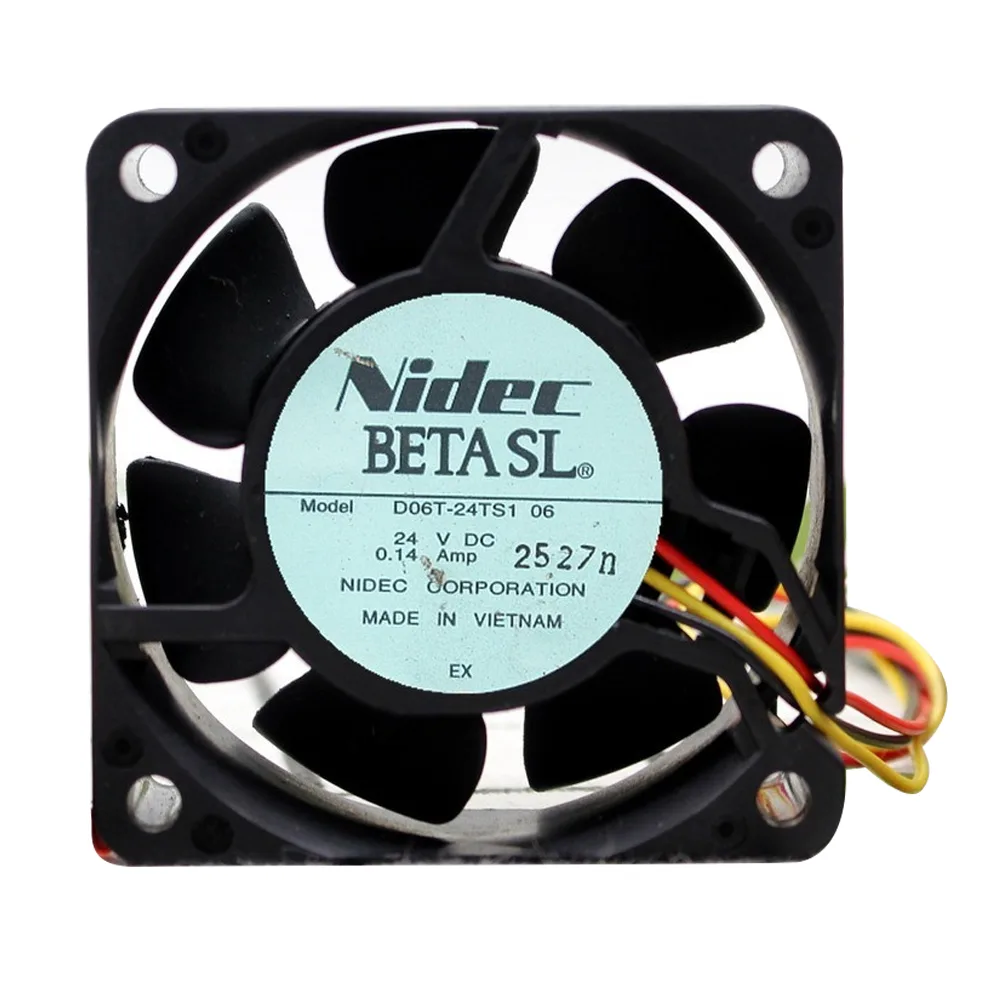 Fans Fans D06T-24TS1 24V 0.15A 60×60×25 mm case fan — product photo