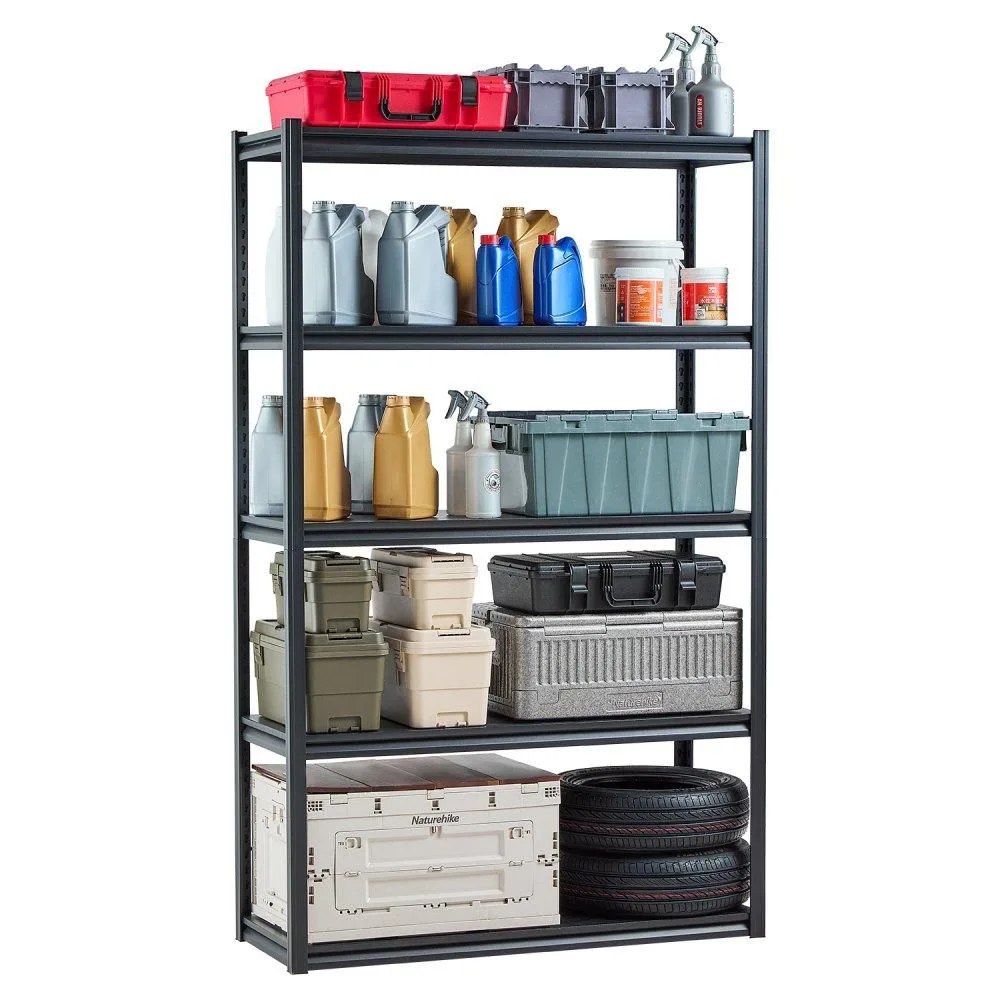 VEVOR VEVOR 5-Tier Storage Shelving 18×48×78 in 3000 lbs Black — product photo