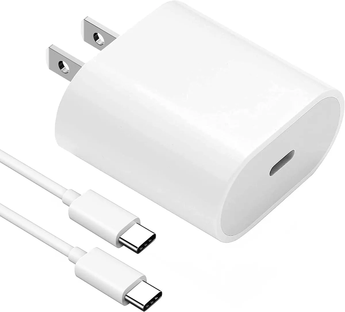 RUOCLRIS RUOCLRIS 20W USB-C charger with 6.6ft cable — product photo