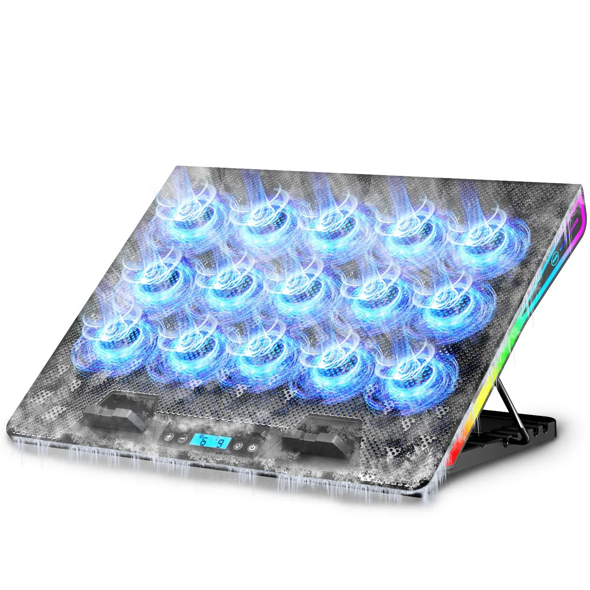 AICHESON AICHESON AA2 laptop cooling pad 15 fans RGB 15-17.3 inch — product photo