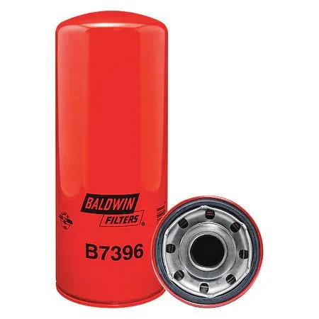 Transparent cylindrical spin-on filter with 1-1/2" thread, 11-9/32" height, integral gasket and post seal