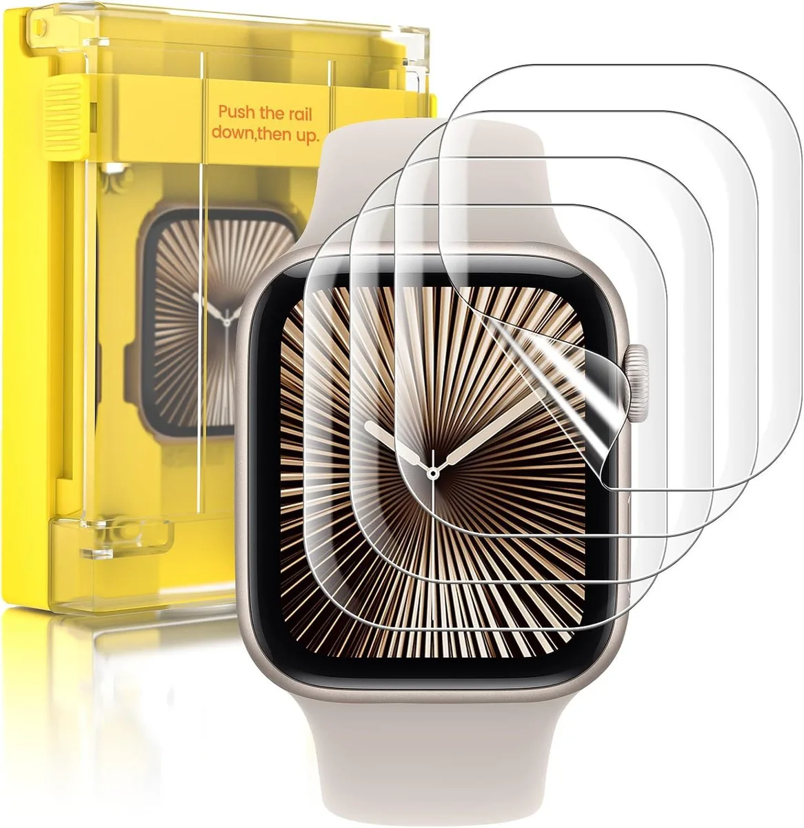 ETEIZU ETEIZU 4 Pack Screen Protector for Watch Series 11 2025 Series 10 42mm — product photo