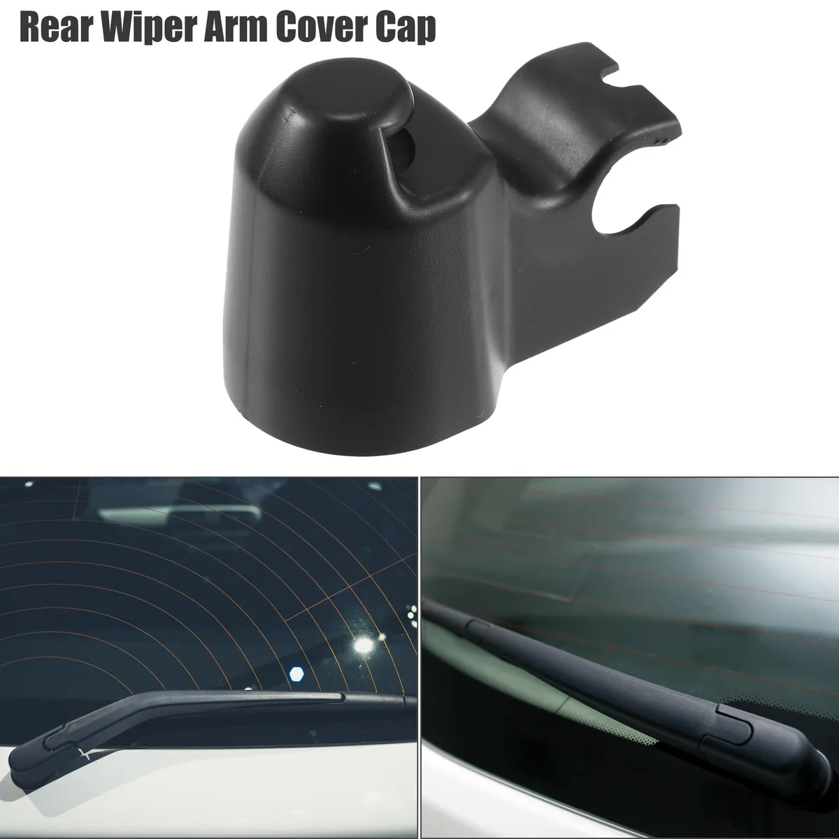 Unique-Bargains Unique-Bargains Rear Wiper Arm Nut Cover Cap Ford Transit Connect 2010-2014 Black — product photo