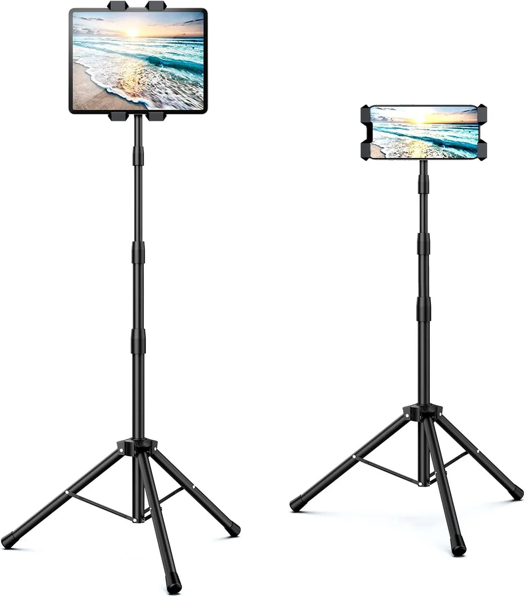 MCHOSE MCHOSE Tablet Floor Stand 360° Rotating Tripod Mount 5.5-12.9 Inch — product photo