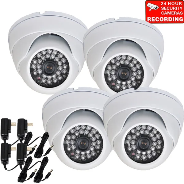 VideoSecu VideoSecu VD3HWEK4 4-Pack 700TVL 3.6mm 28 IR LED Analog Cameras — product photo
