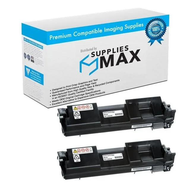 SuppliesMax SuppliesMax LAN408176_2PK Black Toner Cartridge 2-Pack 7000 Pages — product photo