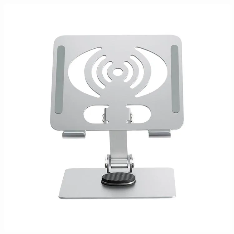 eForChina eForChina L-13 Aluminum Alloy Foldable Rotating Stand Silver — product photo
