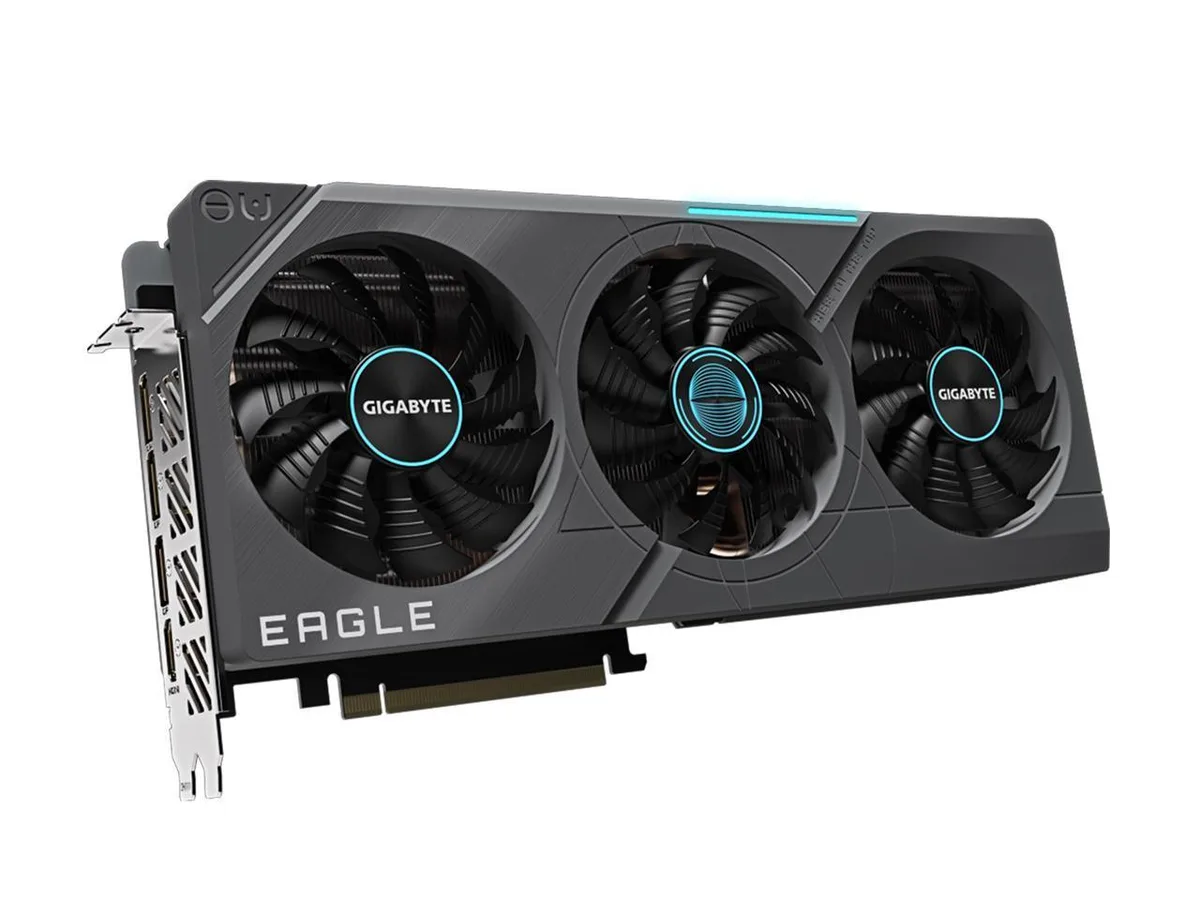 GIGABYTE GIGABYTE GeForce RTX 4070 Ti EAGLE OC 12G 3x WINDFORCE graphics card — product photo