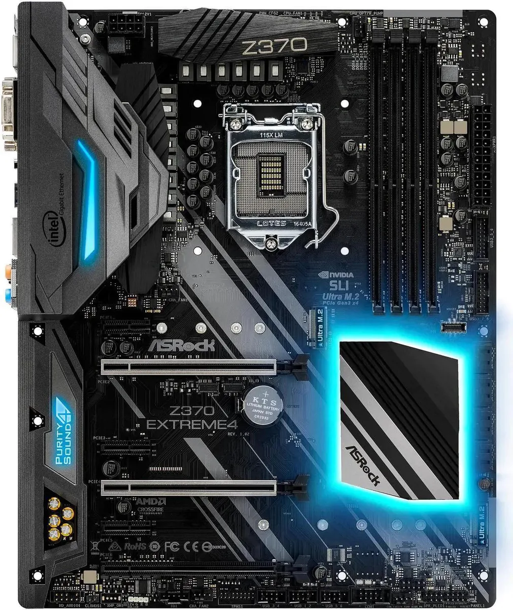 ASRock ASRock Z370 Extreme4 LGA 1151 Intel Z370 DDR4 ATX Embedded Solution — product photo