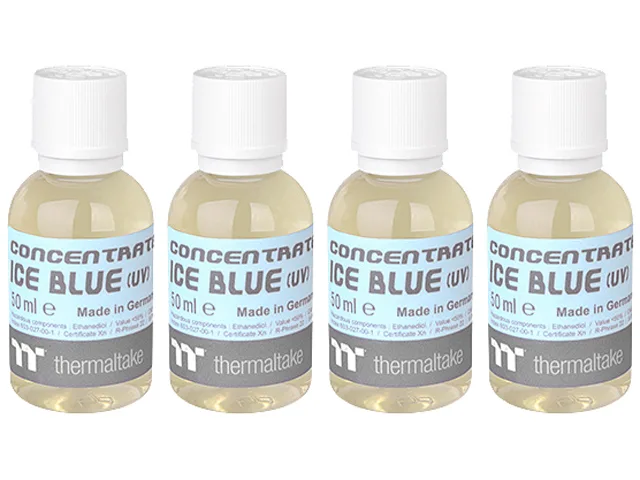 Thermaltake Thermaltake CL-W163-OS00IB-A Premium Concentrate Ice Blue 4×50 ml diy cooling — product photo