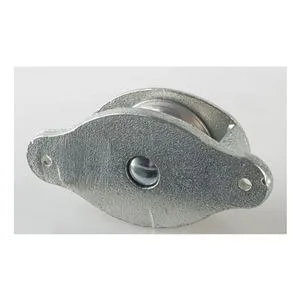 Steel cheek block with single groove for 5/16 in fibrous rope