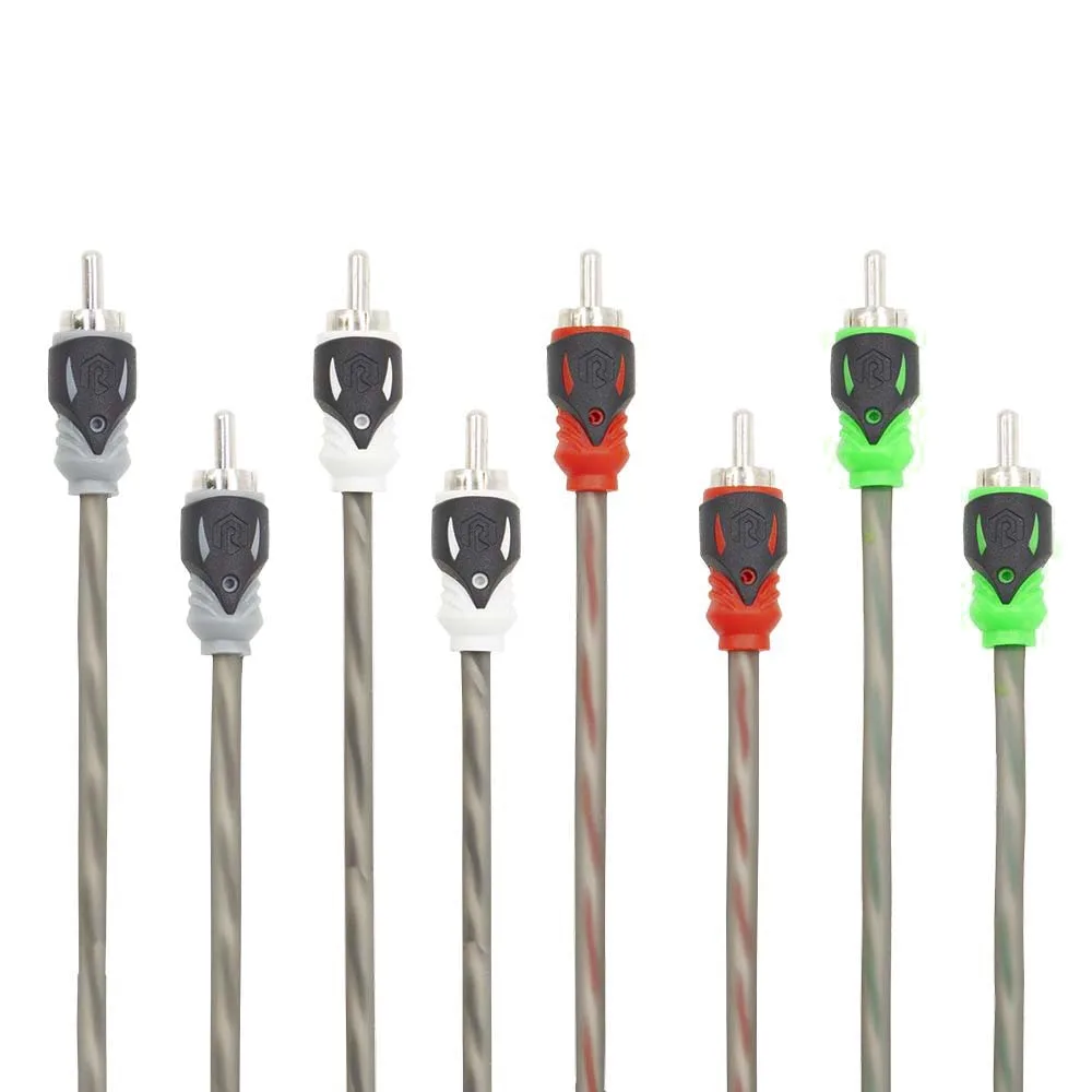 RAPTOR RAPTOR R5R174 4-Channel RCA Interconnect Cable 17ft — product photo