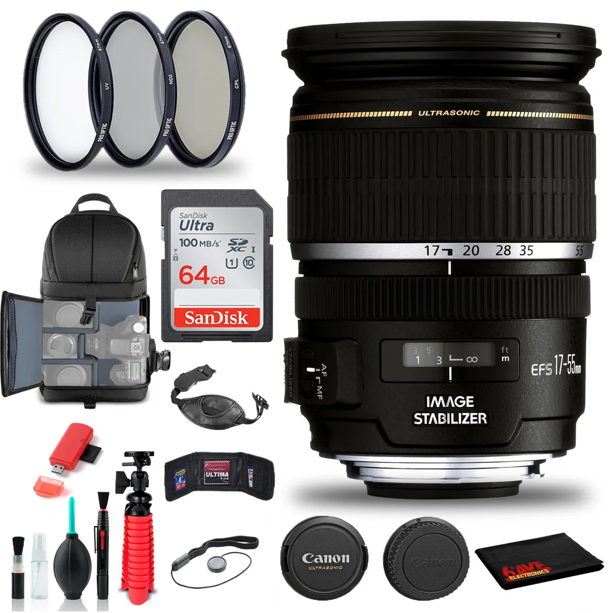 Canon Canon EF-S 17-55mm f/2.8 IS USM Lens Kit — product photo
