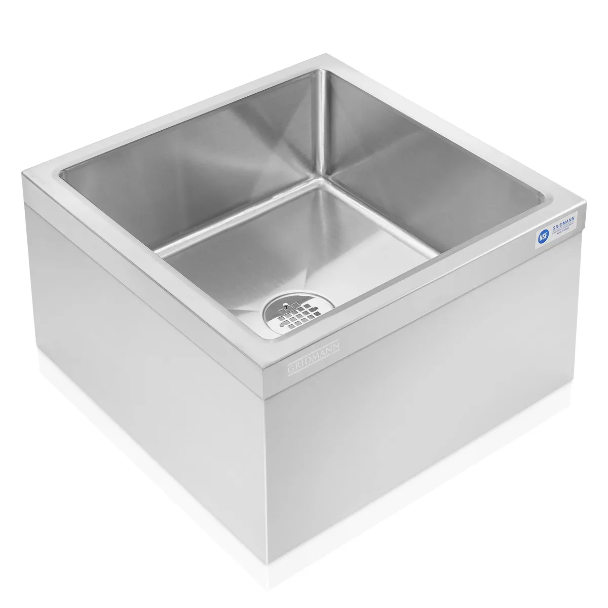 Gridmann Gridmann GR27-MP1922 Stainless Steel Floor Mop Sink 19" x 22" x 12 — product photo