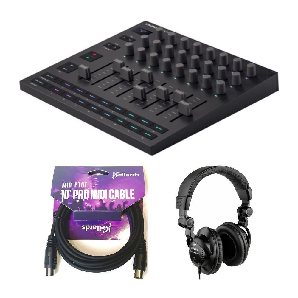 Novation Novation Launch Control XL 3 Bundle with MIDI Cable and Headphones — product photo