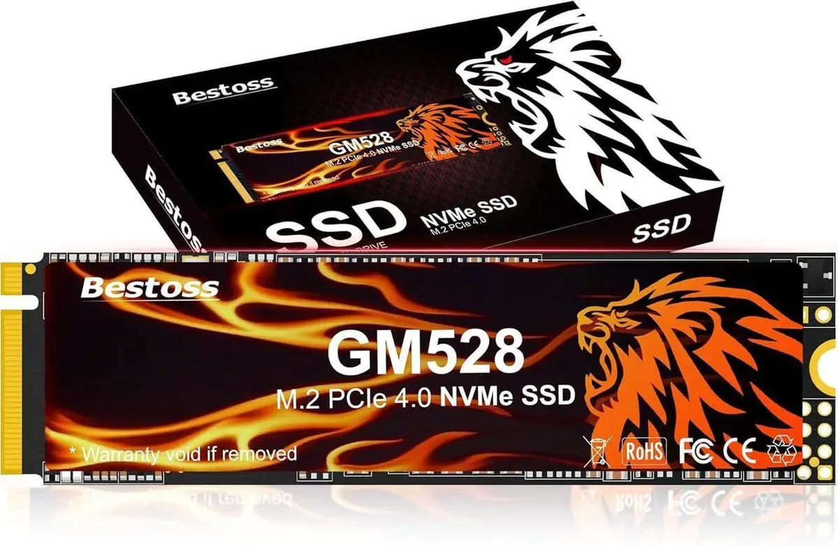 Bestoss Bestoss GM528 1TB NVMe internal SSD graphene-copper cooling — product photo