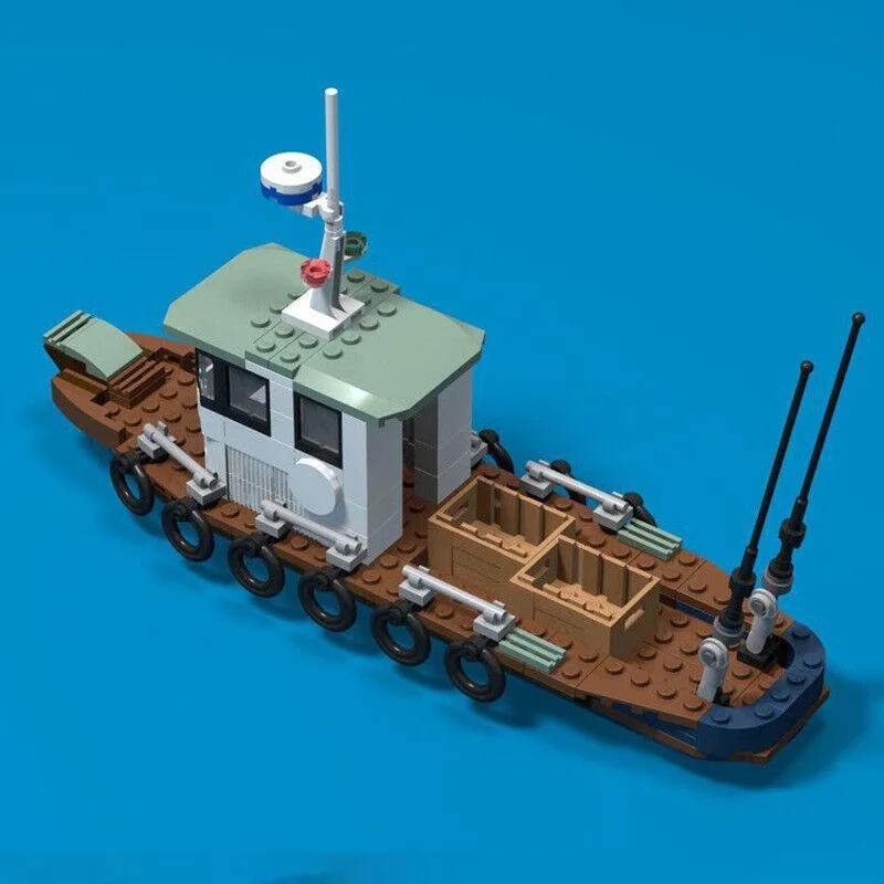 ZITIANYOUBUILD ZITIANYOUBUILD MOC-29137 Small Fishing Boat Building Set 212 Pieces — product photo