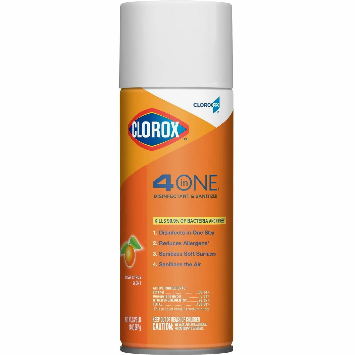 Clorox Clorox 31043 4-in-1 Disinfectant Sanitizer 14 fl oz Cleaning — product photo