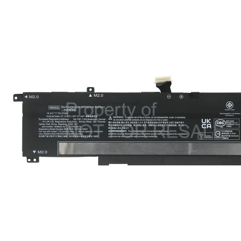 POWER-FENG POWER-FENG 70.07Wh WK04XL laptop battery for HP Victus 16 — product photo