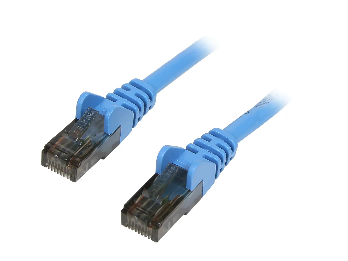 Belkin Belkin A3L980B03-BLU-S Cat 6 network ethernet cable 3 ft Blue — product photo