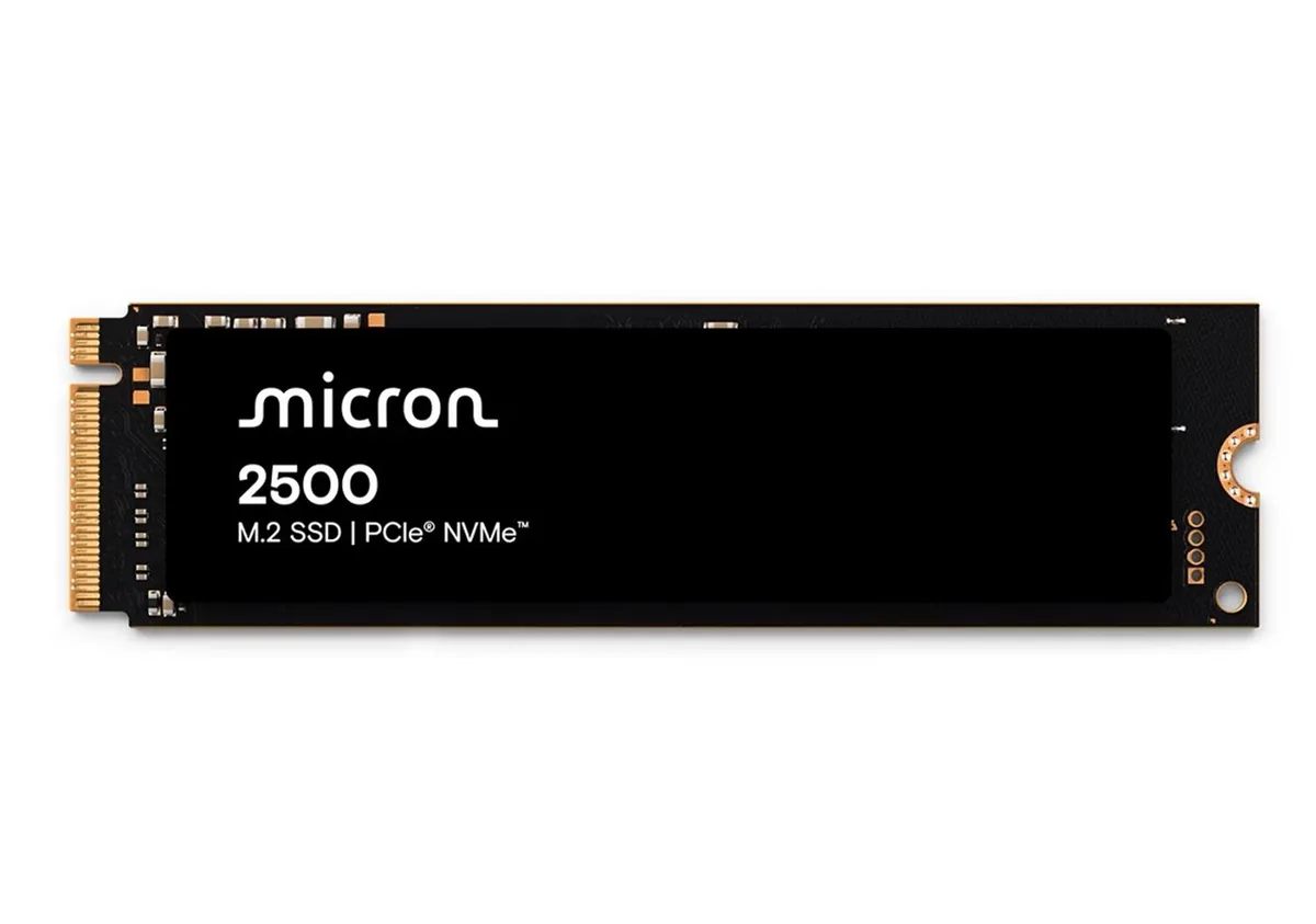 Micron Micron 2500 enterprise SSD 1TB M.2 2280 MTFDKBA1T0QGN-1BN1AABYYR — product photo