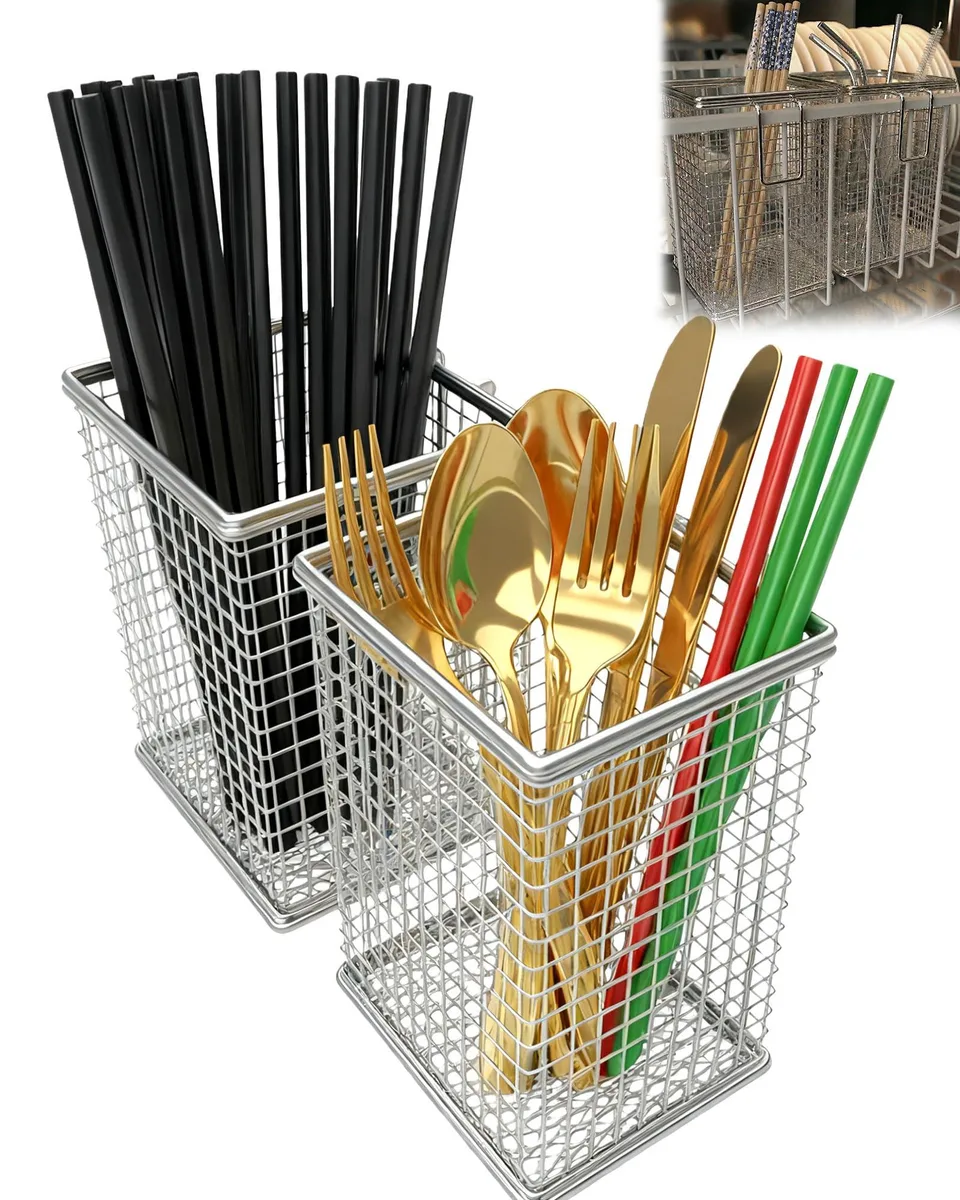 Dishwasher Chopstick Basket Set, 2 Pieces, 304 Stainless Steel — product photo