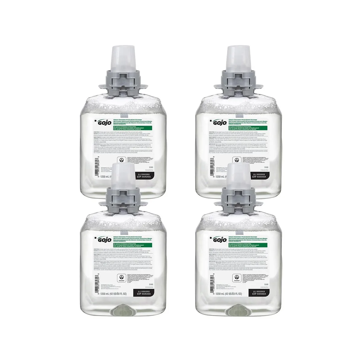Go-Jo Ind. Go-Jo Ind. 5165-04 Foaming Hand Soap Refill 42 fl oz 4/Carton — product photo