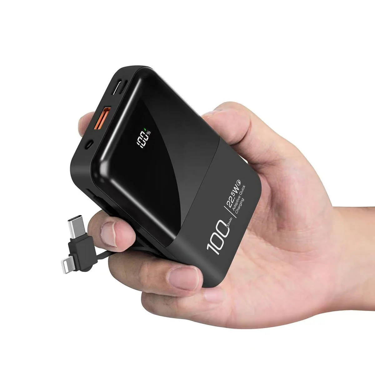 JONKUU JONKUU Y13 10000mAh 22.5W Power Bank Black — product photo