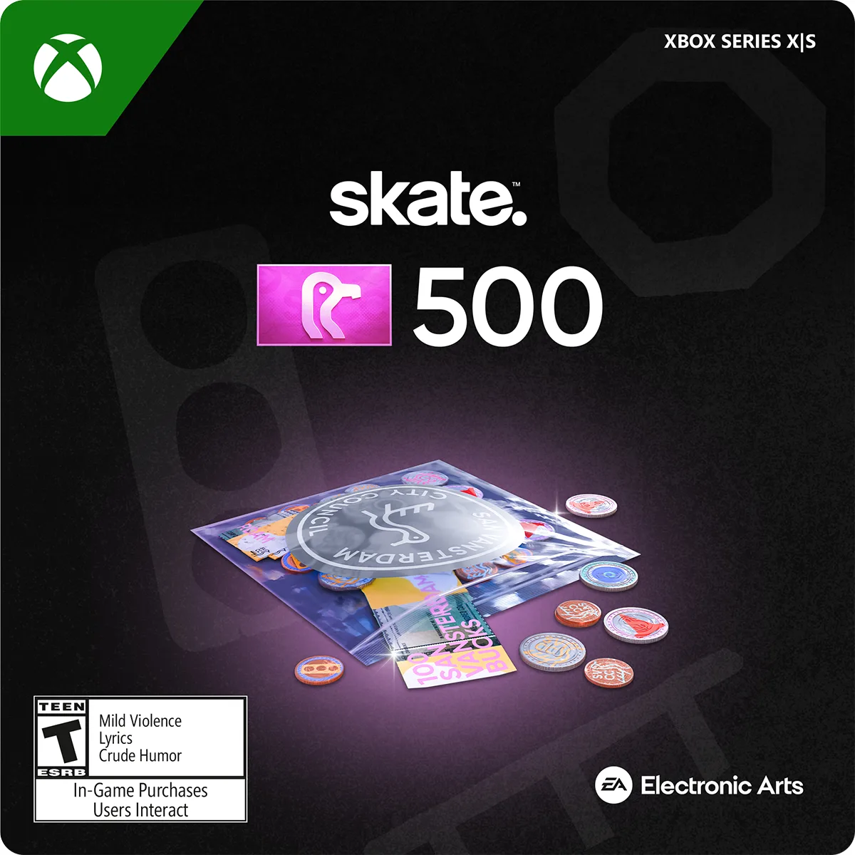 Electronic Arts Electronic Arts 7F6-00869 SKATE 500 SV Bucks Xbox Series X|S downloadable game — product photo