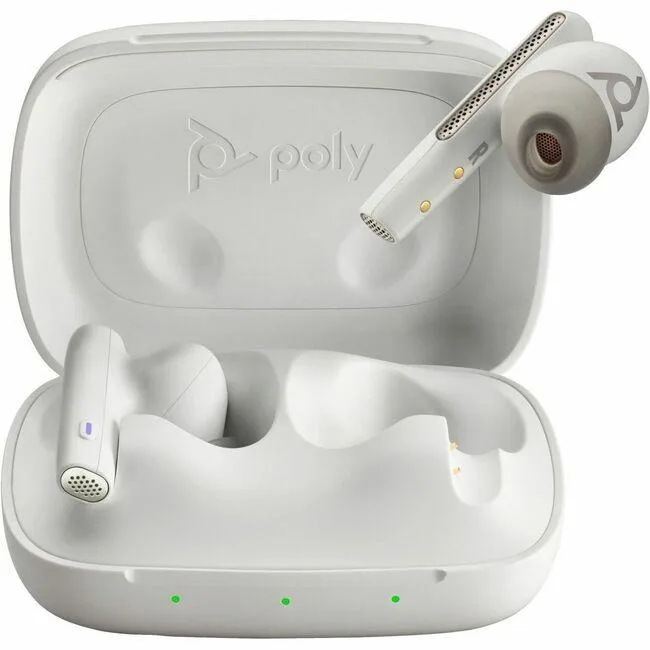 HP HP 7Y8L6AA Poly Voyager Free 60 UC earbuds + BT700 USB-C adapter — product photo