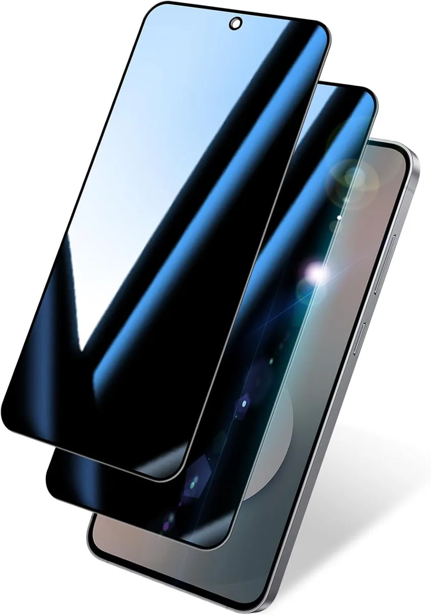 Two clear tempered-glass screen protectors for Galaxy S25 FE