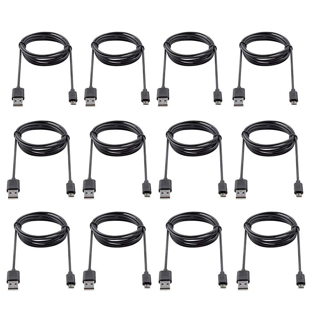 Kootion Kootion Micro USB Cable 3ft 12-Pack Black USB 2.1 480Mbps 5000+ bend lifespan — product photo