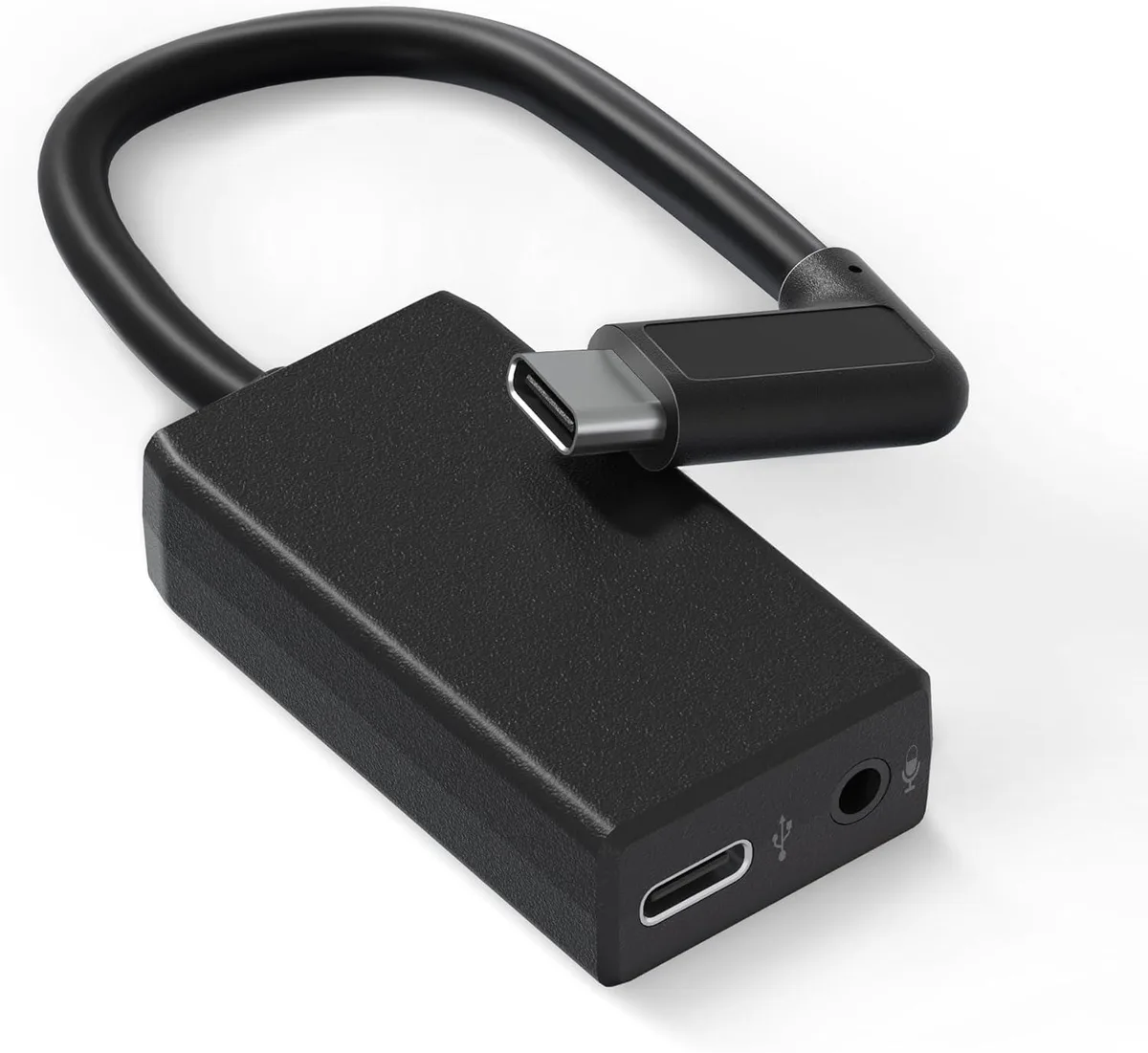 Boxwave Boxwave External Mic Adapter for GoPro Hero 13 12 11 10 9 8 7 6 5 Black Type-C to 3.5mm — product photo