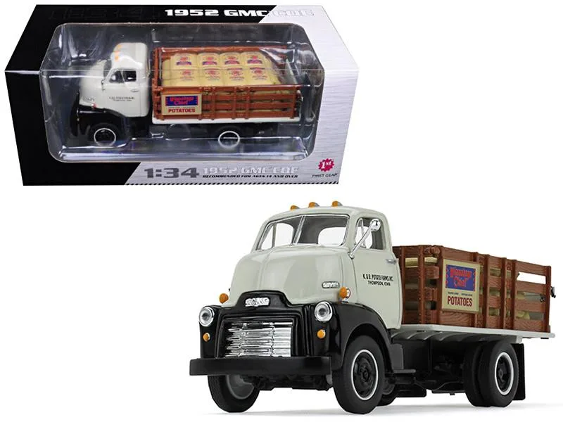 First Gear First Gear 1952 GMC COE Stake Truck K & B Potato Farms 1/34 Diecast Vehicle — product photo