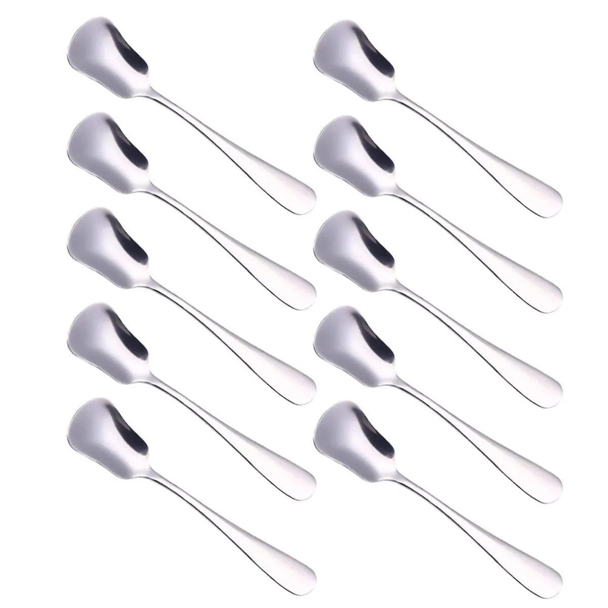  WARMBUY 8541930211 Stainless Steel Dessert Spoons 10-Piece — product photo