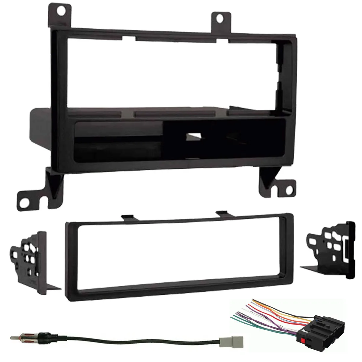 METRA METRA 99-7325B Single DIN Dash Kit Hyundai 2007-2012 Harness Antenna Adapter car electronics accessory — product photo
