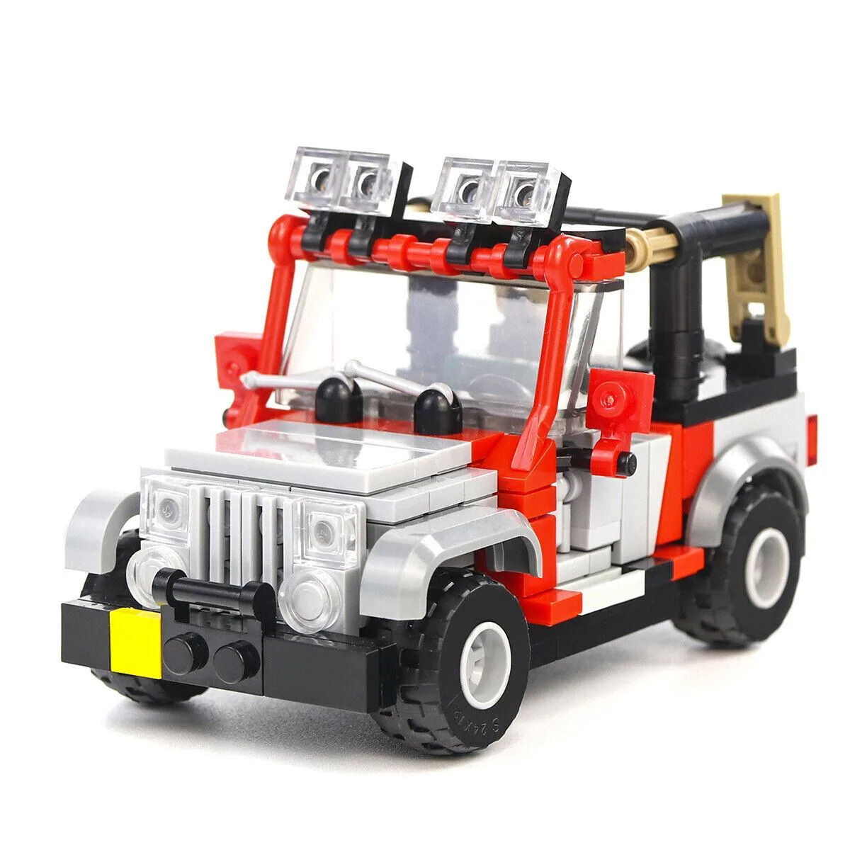 ZITIANYOUBUILD ZITIANYOUBUILD MOC-25926 Jurassic Park Staff Jeep Tour Vehicle 212 Pieces — product photo